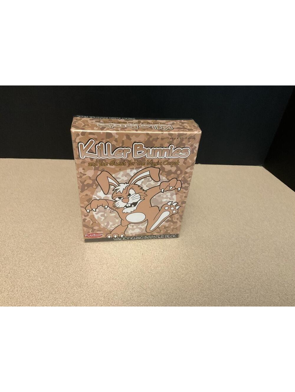 Killer Bunnies & Quest for the Magic Carrot: Wacky Khaki Booster Deck New Sealed